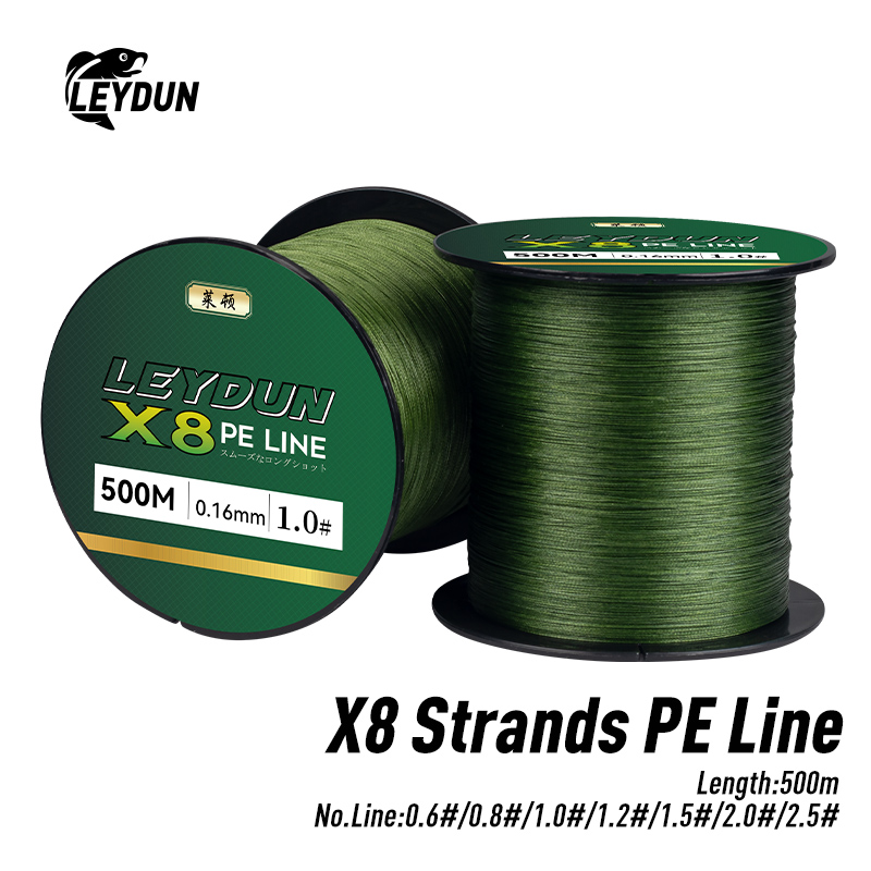 Ice Fishing Line - LEYDUN 500m Mikro Nowe Linki Wędkarskie