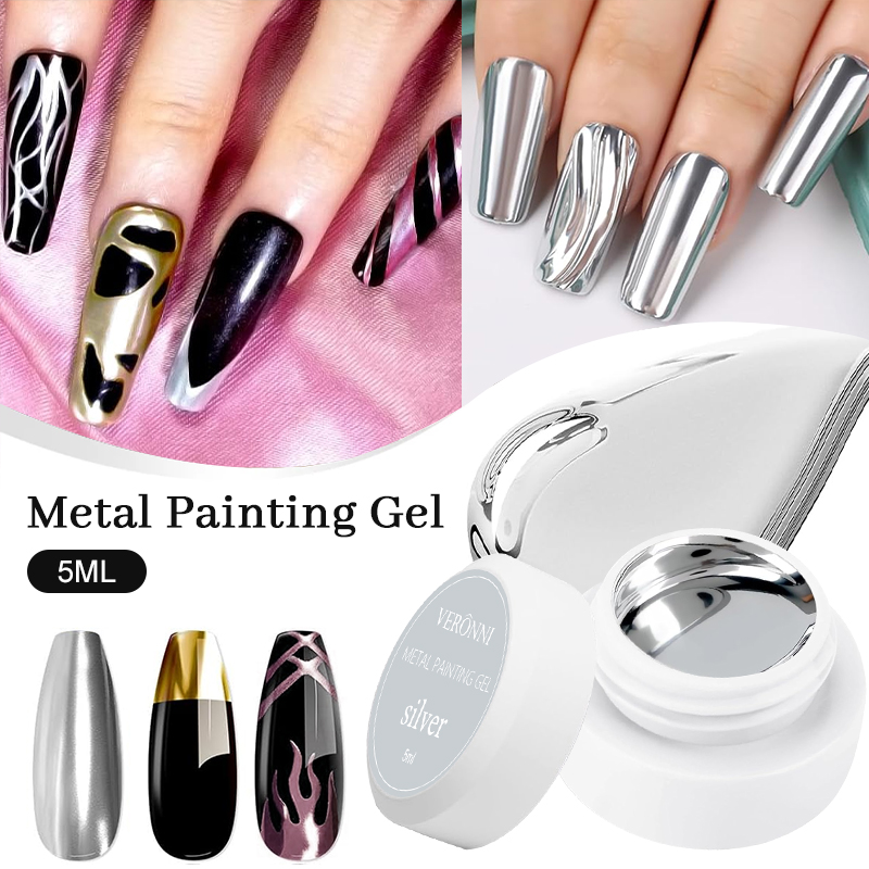 Copolymer Line - Metallic Painting Gel Chrome Gold Silver