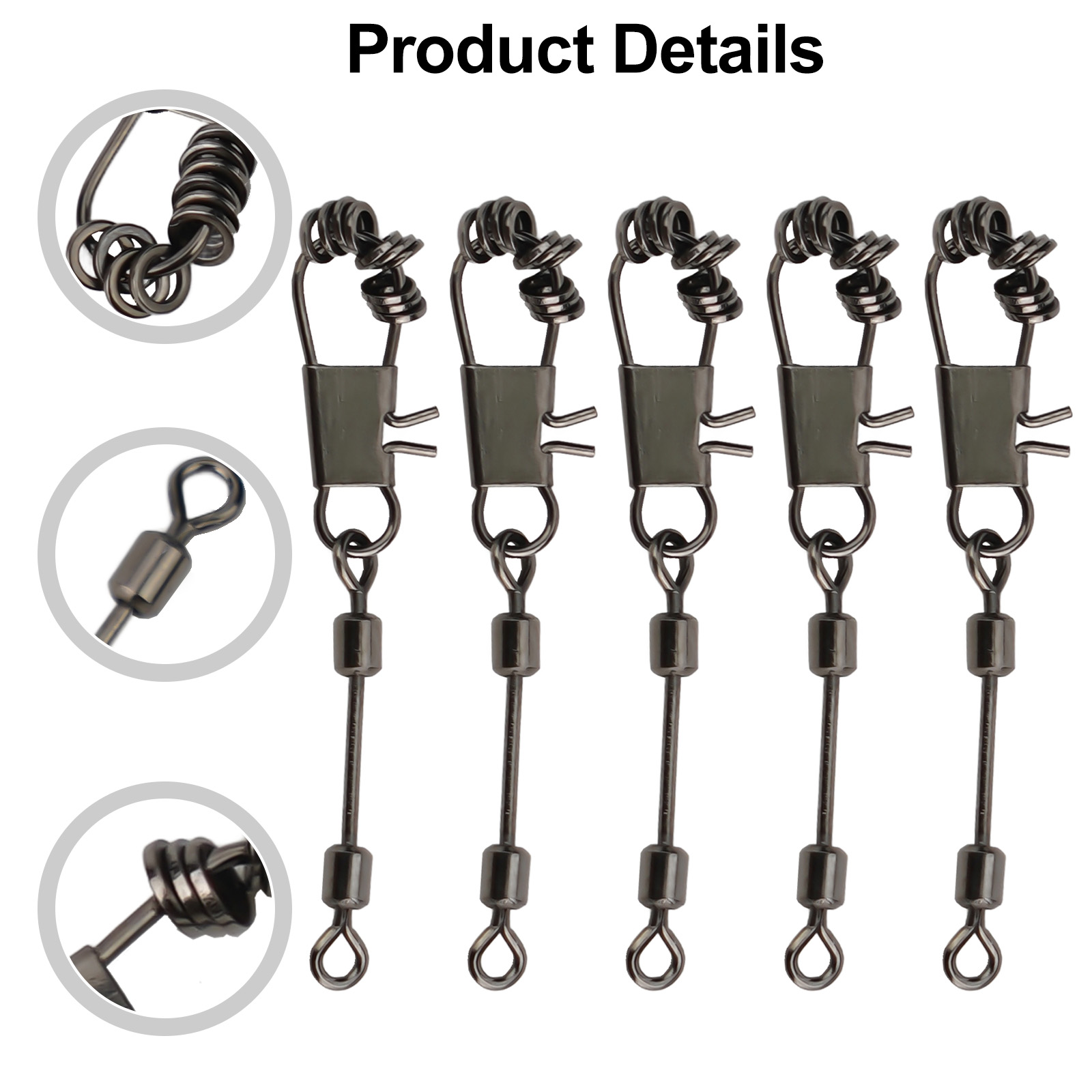 Leader Line - 10/20/50 sztuk MAŁE OVAL-TIPPET RINGS 2mm