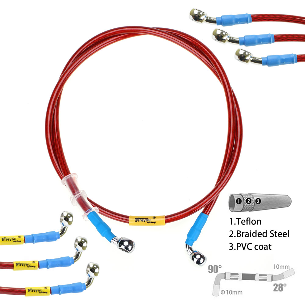 Braided Line - 400mm-2400mm Wąż hamulcowy Hydrauliczny przewód DOT