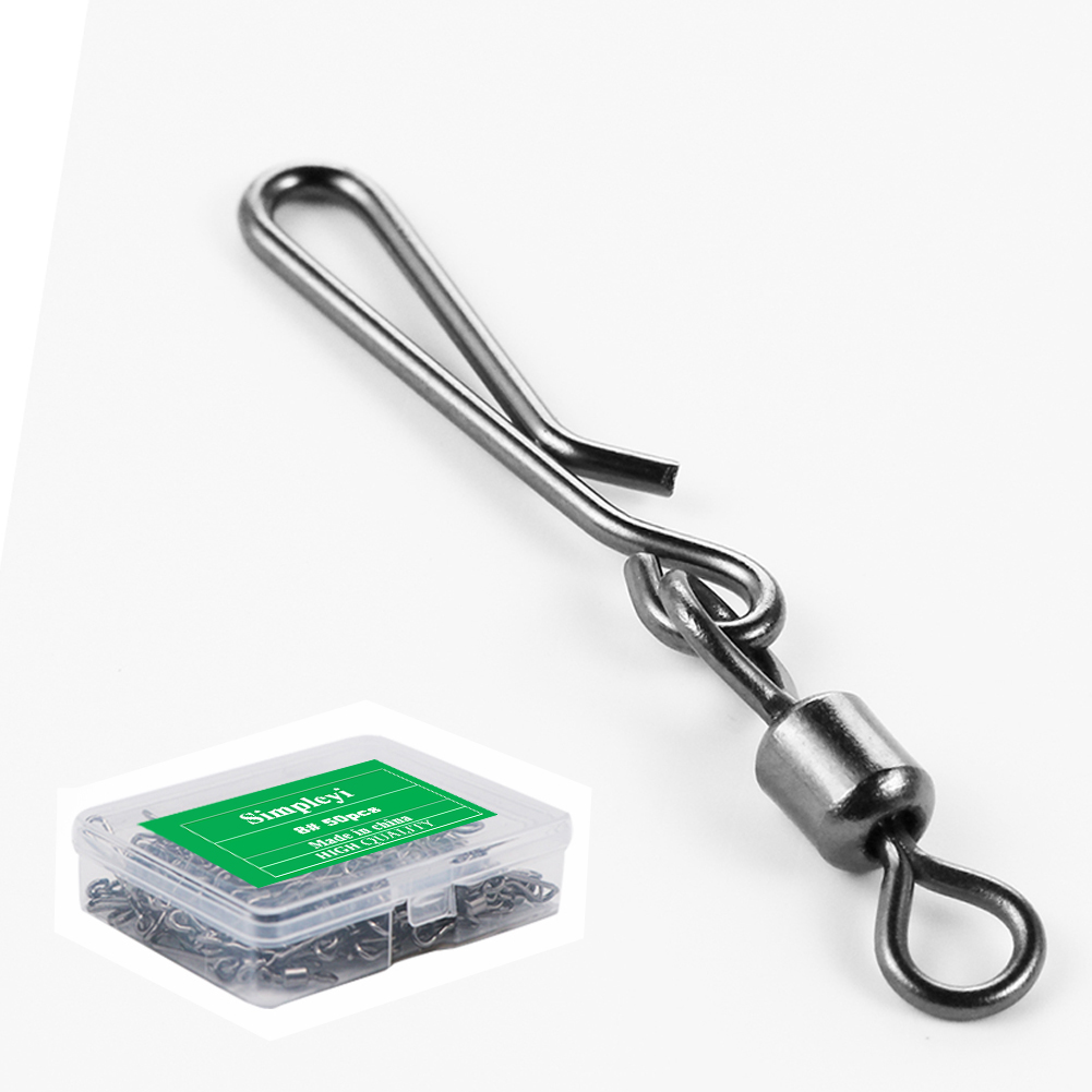 Fishing Line Box - 50 sztuk Box połączenie obrotowe z