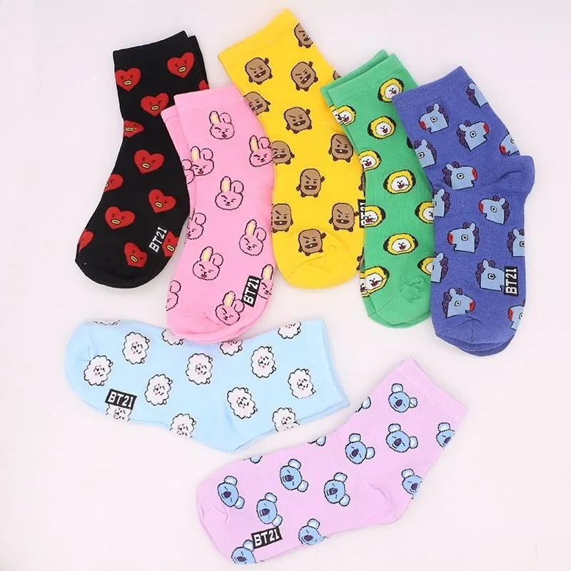 Urocze skarpetki BT21 z kreskó – Tippet Line recenzja i cena
