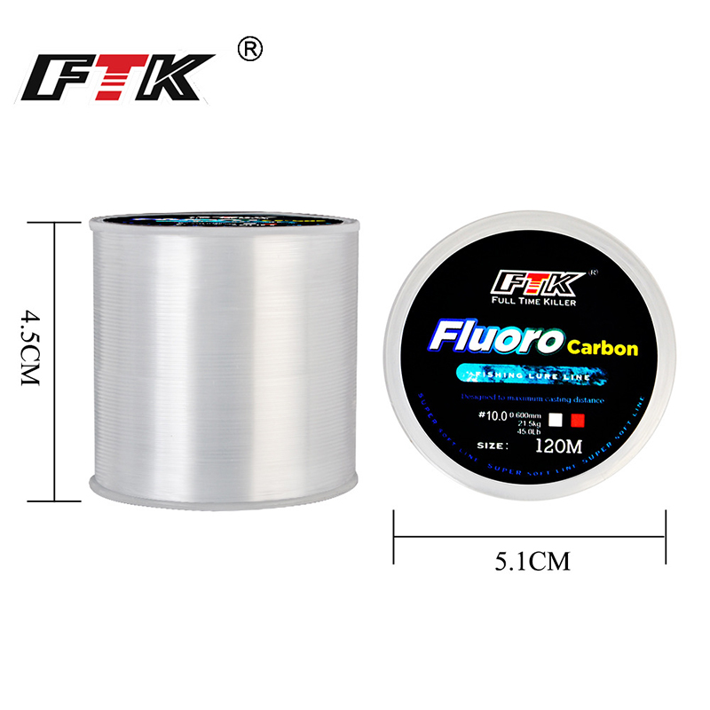 Żyłka wędkarska FTK 120m 0,2 m – Fluorocarbon Line recenzja i cena