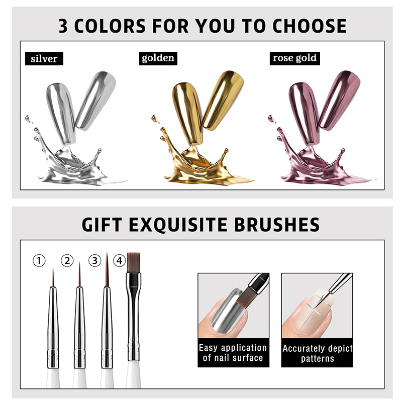 Metallic Painting Gel Chrome G – Copolymer Line recenzja i cena